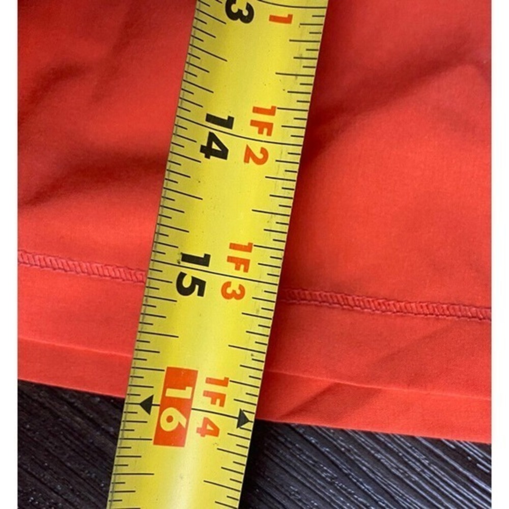 Telluride Medium Pull-On Skort‎ Elastic Waist Zip Pockets Built-In Shorts Red - Picture 6 of 7